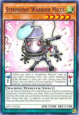 Image for Symphonic Warrior Miccs (MP17-EN238) (MP17) - YuGiOh