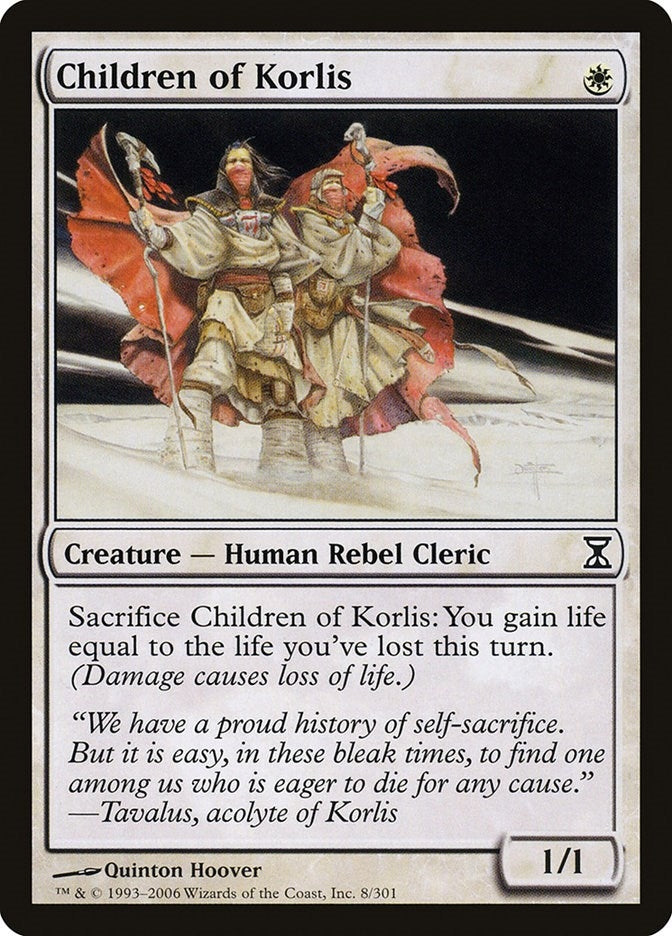 Image for Children of Korlis (8) (Time Spiral) - Magic: The Gathering