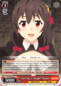 Image for "Can't Say It Straight" Yunyun (KS/W49-E043 R) (KonoSuba) - Weiss Schwarz