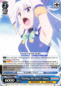 Image for "Going All Out!" Aqua (KS/W49-E086 U) (KonoSuba) - Weiss Schwarz
