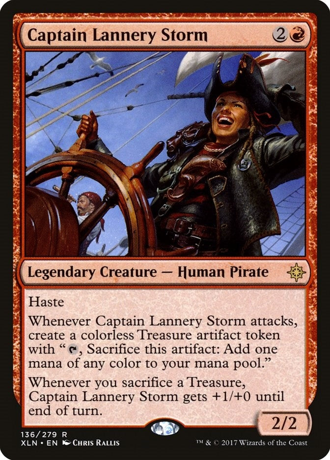 Image for Captain Lannery Storm (136) (Ixalan) - Magic: The Gathering