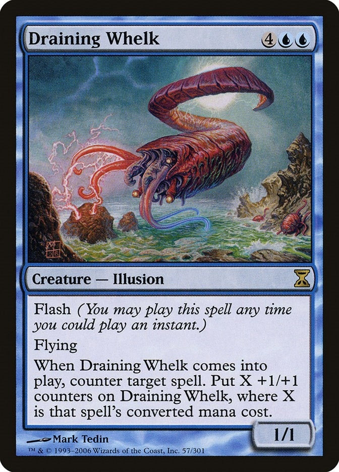 Image for Draining Whelk (57) (Time Spiral) - Magic: The Gathering