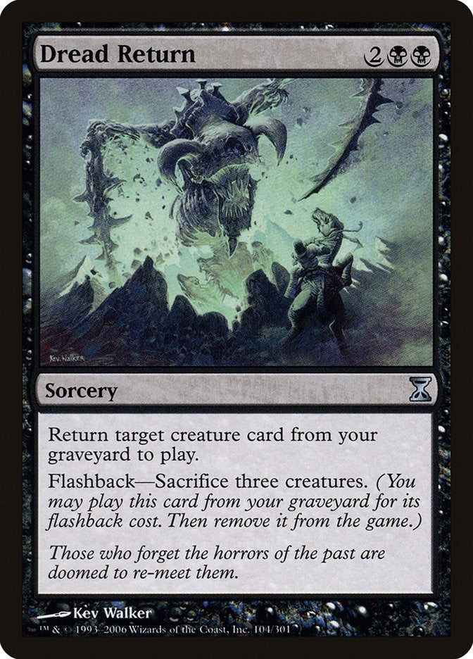 Image for Dread Return (104) (Time Spiral) - Magic: The Gathering