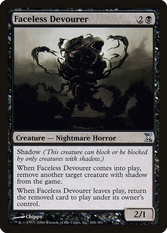 Image for Faceless Devourer (108) (Time Spiral) - Magic: The Gathering
