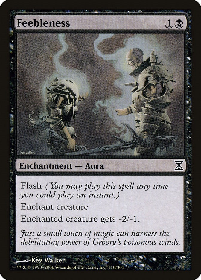 Image for Feebleness (110) (Time Spiral) - Magic: The Gathering