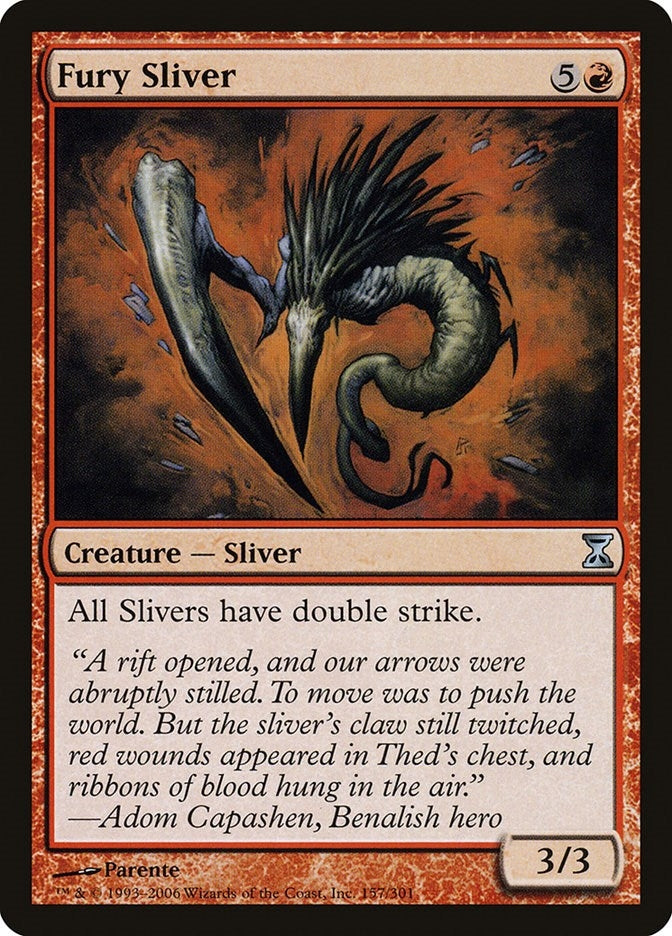 Image for Fury Sliver (157) (Time Spiral) - Magic: The Gathering
