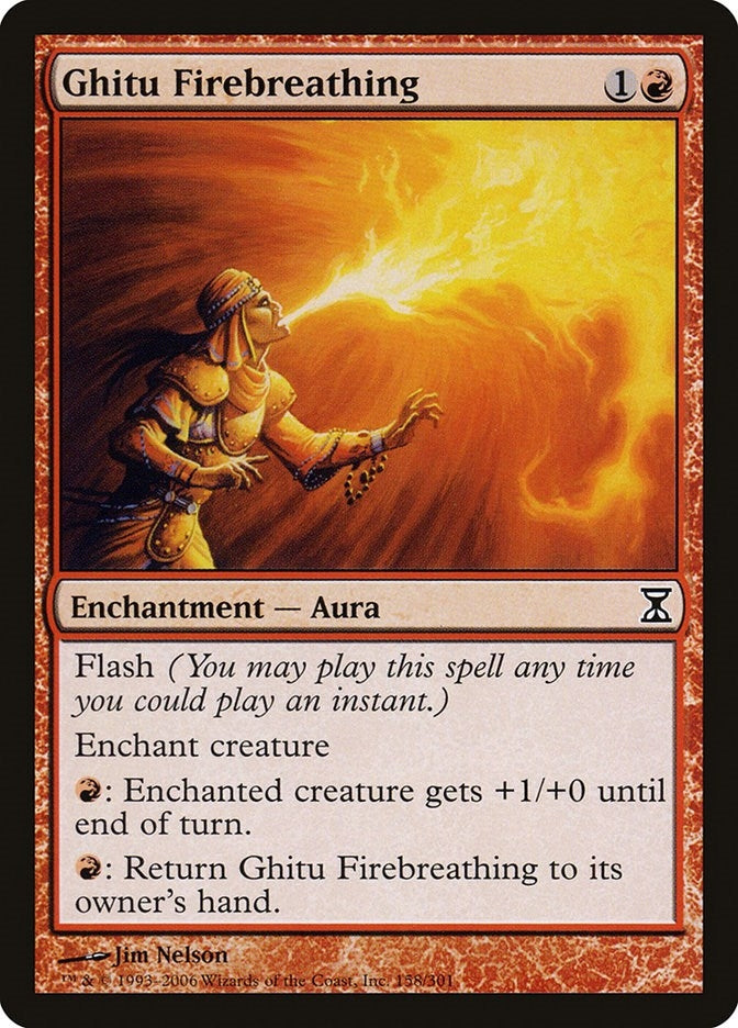Image for Ghitu Firebreathing (158) (Time Spiral) - Magic: The Gathering