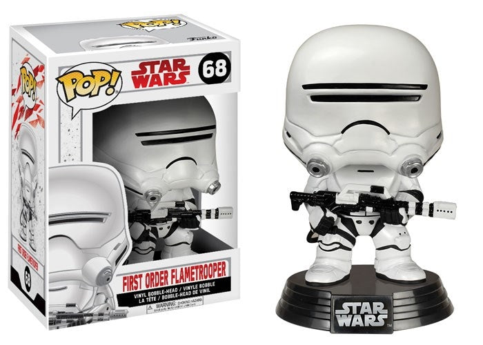 Image for Star Wars: The Last Jedi: First Order Flametrooper (Bobble-Head) - Funko