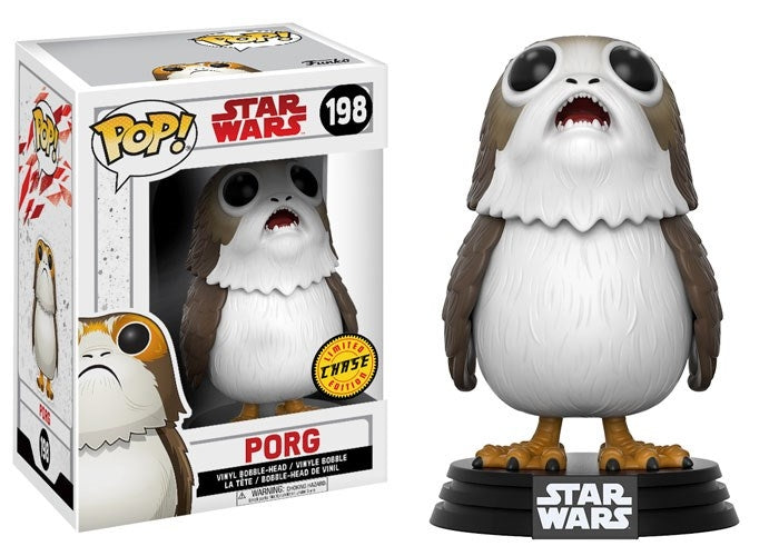 Image for Star Wars: The Last Jedi: Porg (Mouth Open) (Bobble-Head) (Limited Edition Chase) - Funko