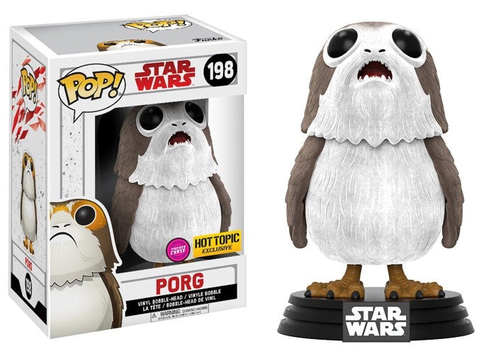 Image for Star Wars: The Last Jedi: Porg (Mouth Open) (Flocked) (Bobble-Head) (Hot Topic Exclusive) - Funko