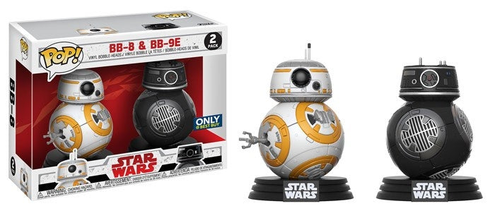 Image for Star Wars: The Last Jedi: BB-8 & BB-9E 2-Pack (Bobble-Heads) (Best Buy Exclusive) - Funko