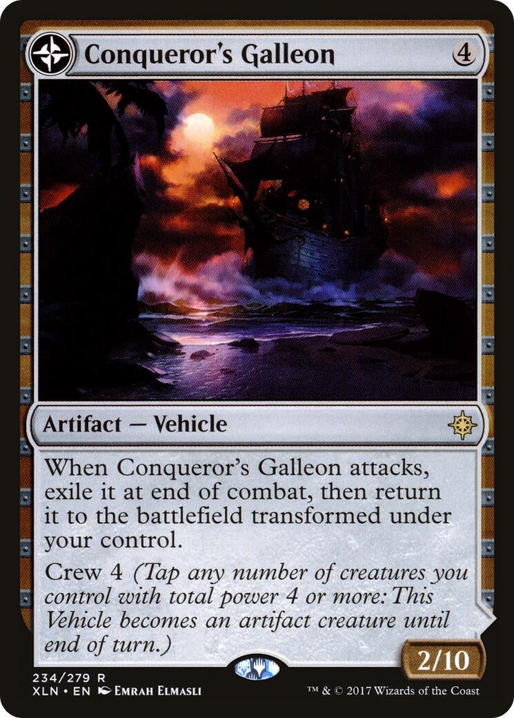 Image for Conqueror's Galleon (234) (Ixalan) - Magic: The Gathering