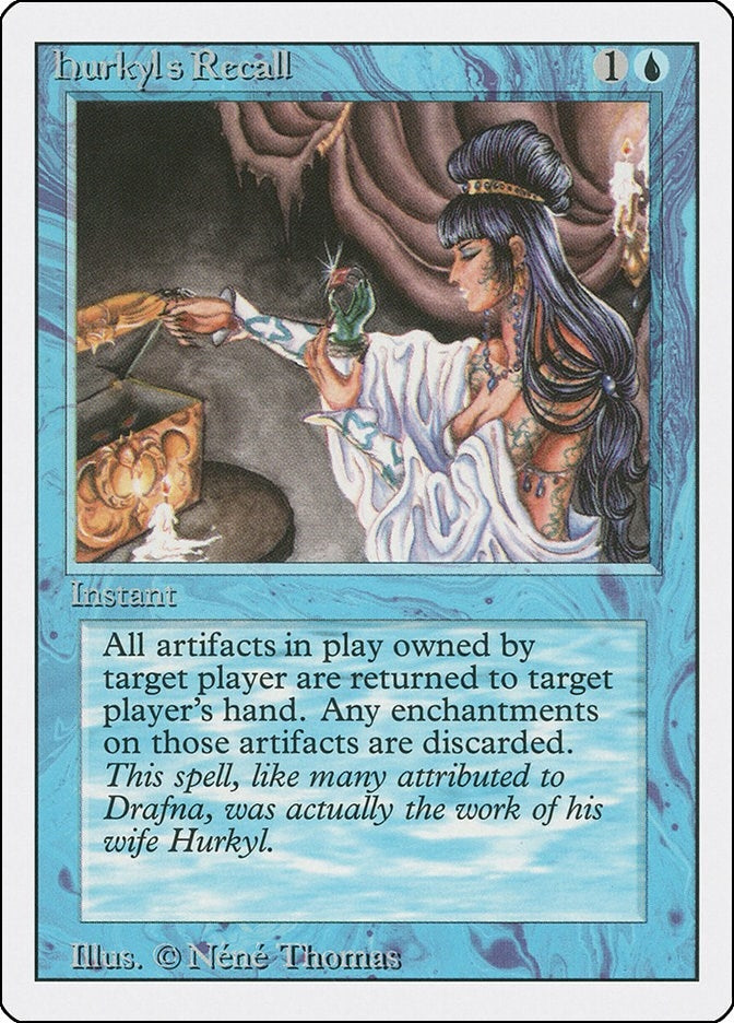 Image for Hurkyl's Recall (Revised Edition) - Magic: The Gathering