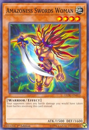 Image for Amazoness Swords Woman (LEDU-EN013) (LEDU) - YuGiOh