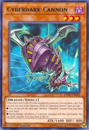 Image for Cyberdark Cannon (LEDU-EN022) (LEDU) - YuGiOh
