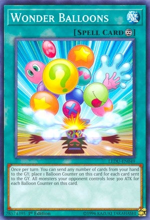 Image for Wonder Balloons (LEDU-EN049) (LEDU) - YuGiOh