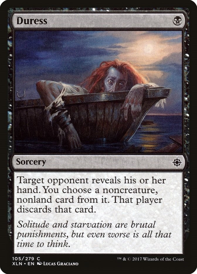 Image for Duress (105) (Ixalan) - Magic: The Gathering