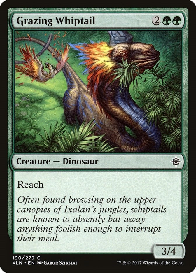Image for Grazing Whiptail (190) (Ixalan) - Magic: The Gathering