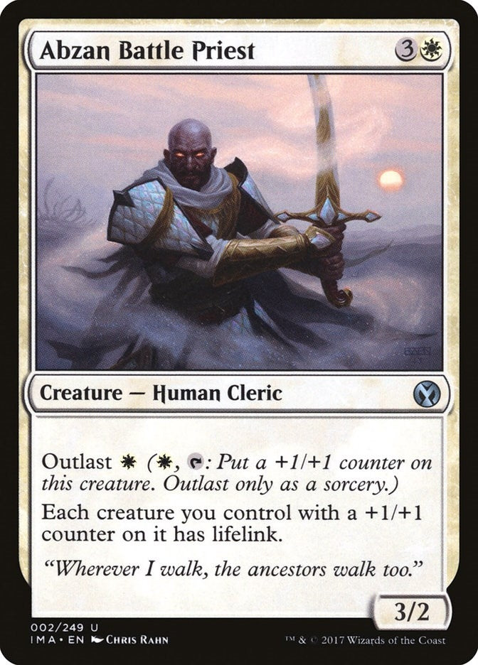 Image for Abzan Battle Priest (2) (Iconic Masters) - Magic: The Gathering