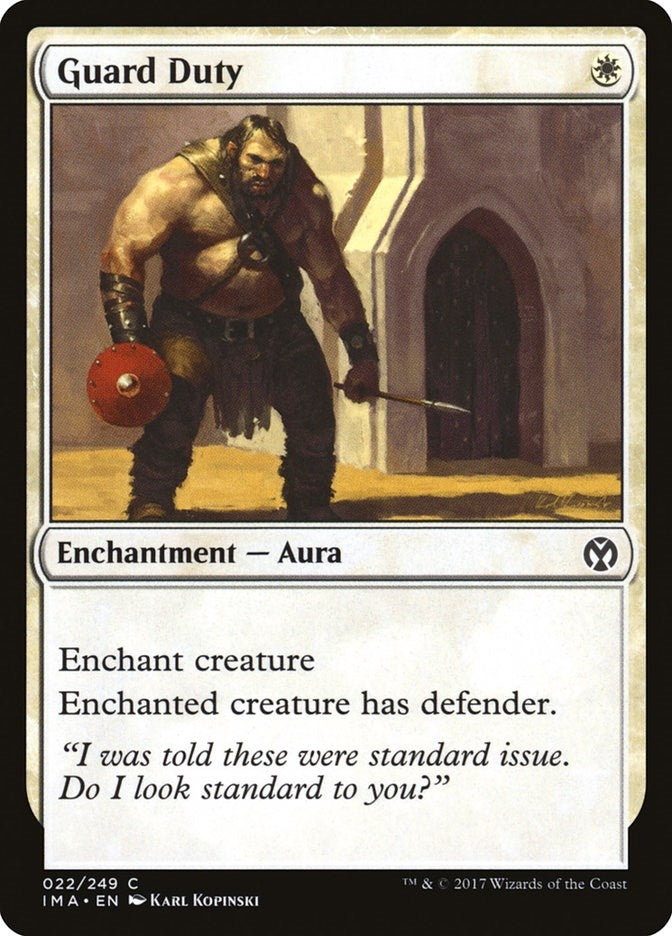 Image for Guard Duty (22) (Iconic Masters) - Magic: The Gathering