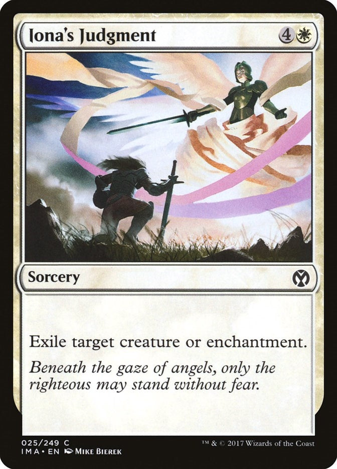 Image for Iona's Judgment (25) (Iconic Masters) - Magic: The Gathering