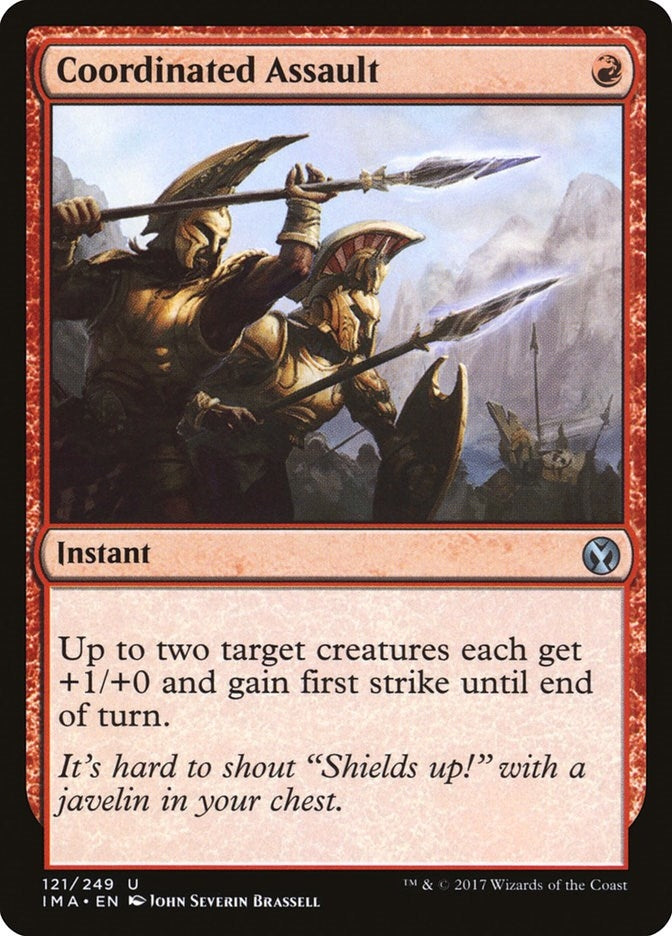 Image for Coordinated Assault (121) (Iconic Masters) - Magic: The Gathering