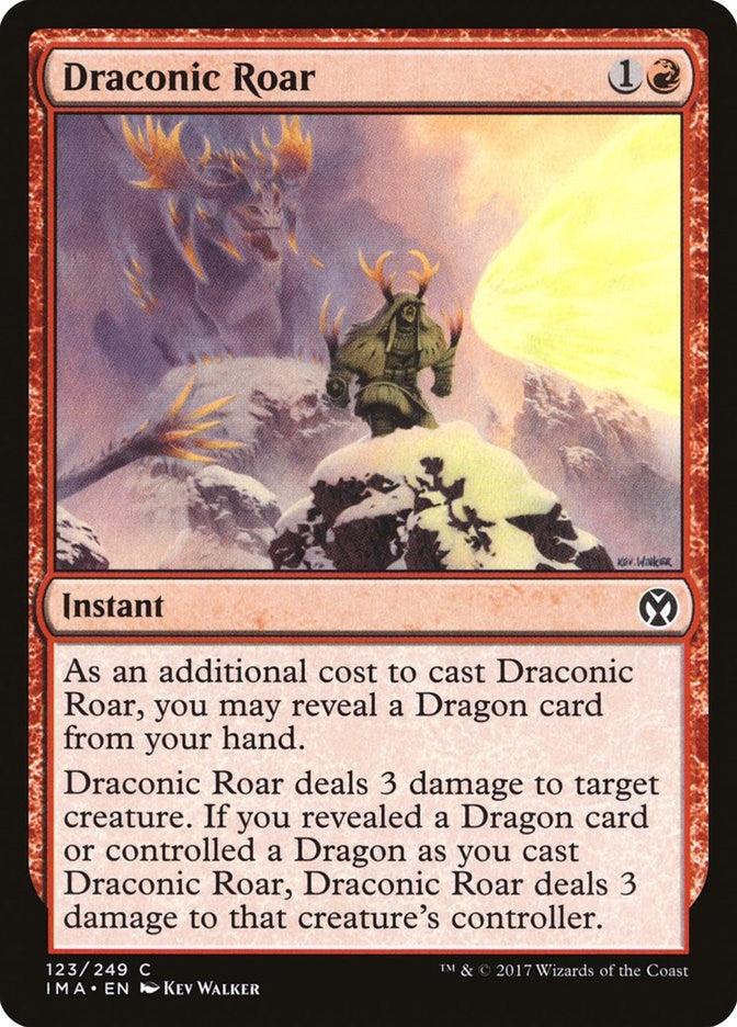 Image for Draconic Roar (123) (Iconic Masters) - Magic: The Gathering