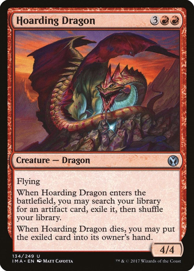 Image for Hoarding Dragon (134) (Iconic Masters) - Magic: The Gathering