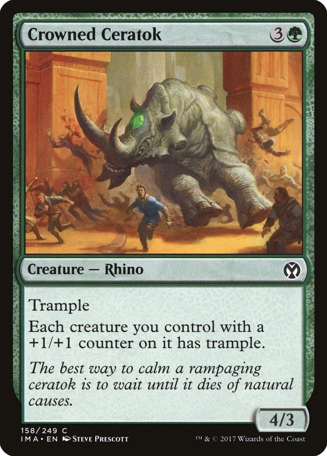 Image for Crowned Ceratok (158) (Iconic Masters) - Magic: The Gathering