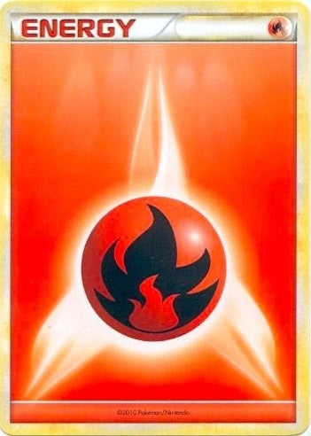 Image for Fire Energy (2010 Unnumbered HGSS Style Non-Holo) (PR) - Pokemon