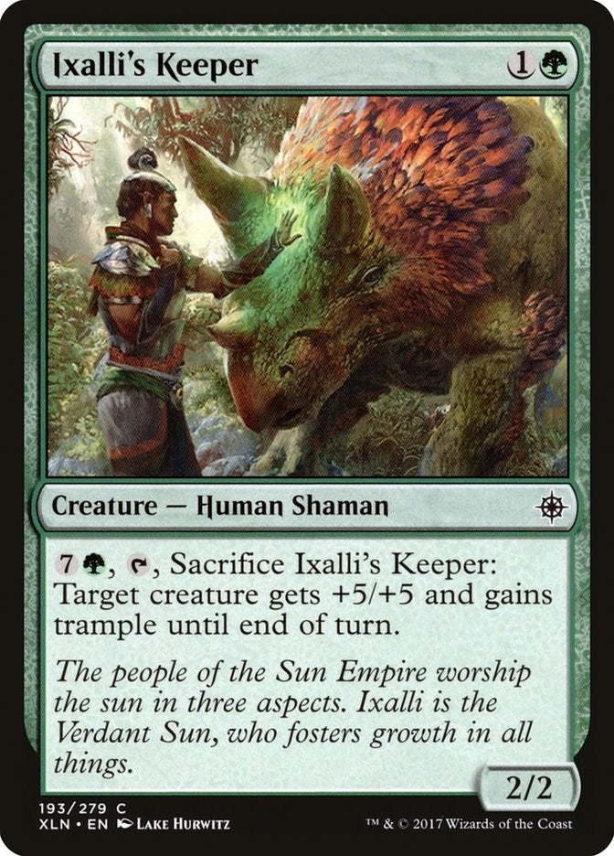 Image for Ixalli's Keeper (193) (Ixalan) - Magic: The Gathering