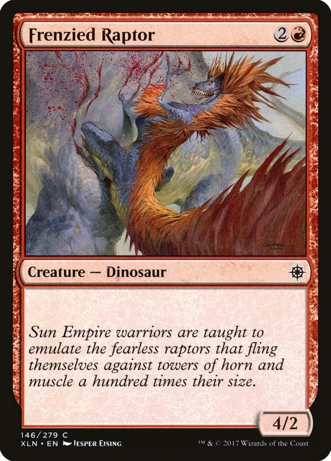 Image for Frenzied Raptor (146) (Ixalan) - Magic: The Gathering