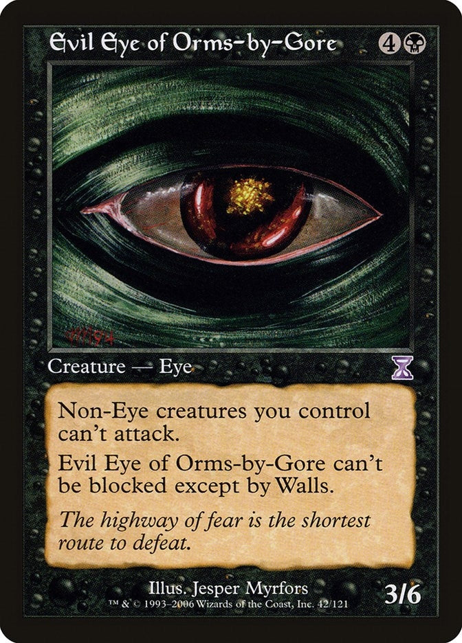 Image for Evil Eye of Orms-by-Gore (42) (Timeshifted) - Magic: The Gathering