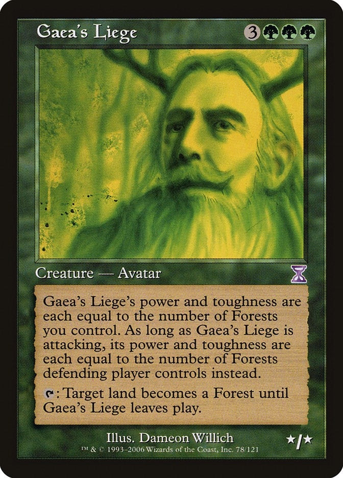 Image for Gaea's Liege (78) (Timeshifted) - Magic: The Gathering