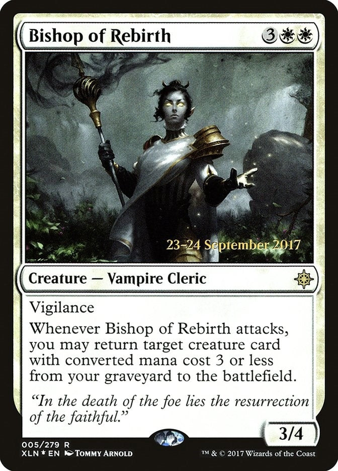 Image for Bishop of Rebirth (5) (Prerelease Cards) - Magic: The Gathering
