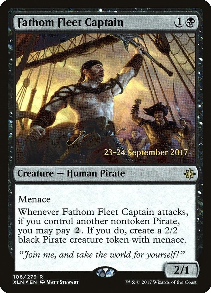 Image for Fathom Fleet Captain (106) (Prerelease Cards) - Magic: The Gathering