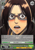 Image for "Communication" Hange (AOT/S50-E037 U) (Attack on Titan Vol. 2) - Weiss Schwarz