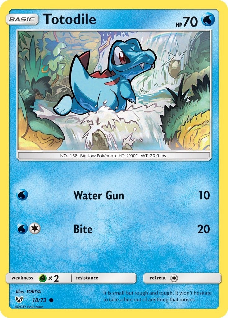 Image for Totodile (18/73) (SHL) - Pokemon