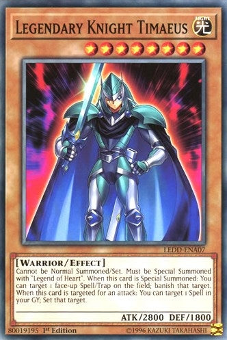 Image for Legendary Knight Timaeus (LEDD-ENA07) (Legendary Dragon Decks) - YuGiOh
