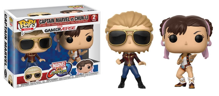 Image for Marvel vs. Capcom: Infinite: Captain Marvel vs. Chun-Li 2-Pack - Funko