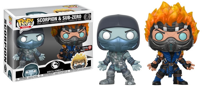 Image for Mortal Kombat X: Scorpion & Sub-Zero 2-Pack (GameStop Exclusive) - Funko