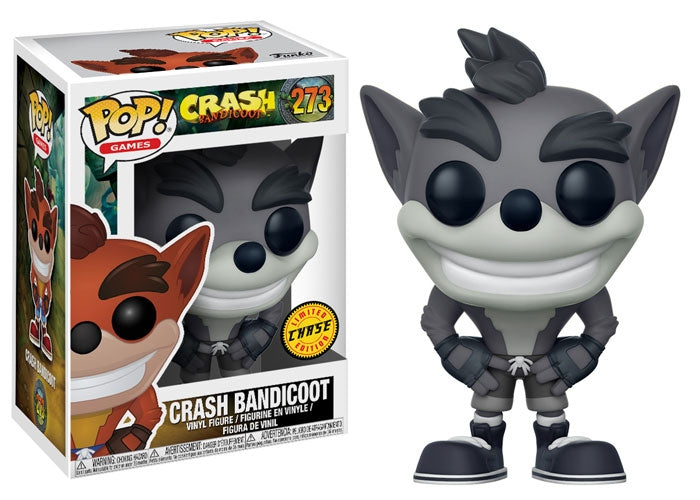 Image for Crash Bandicoot: Crash Bandicoot (Black and White) (Limited Edition Chase) - Funko