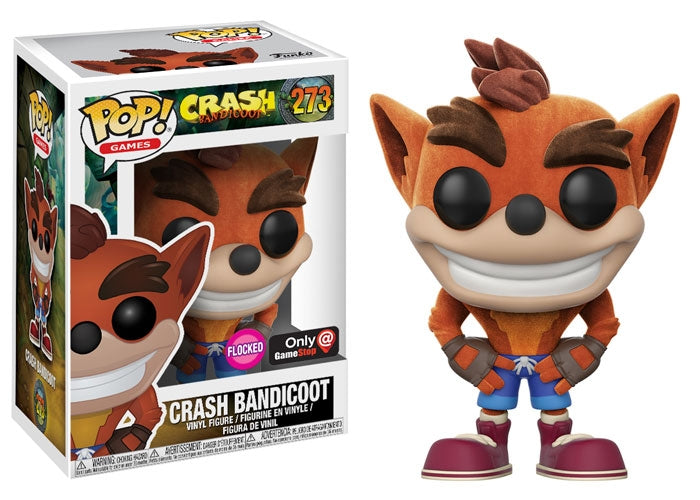 Image for Crash Bandicoot: Crash Bandicoot (Flocked) (GameStop Exclusive) - Funko