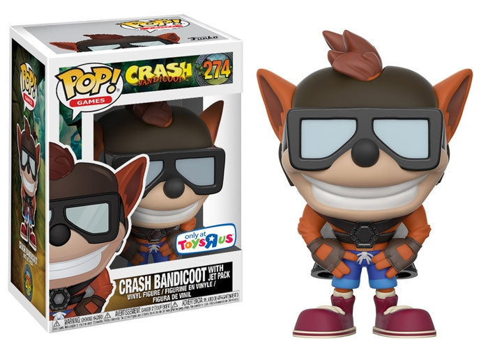 Image for Crash Bandicoot: Crash Bandicoot (with Jetpack) (Toys R Us Exclusive) - Funko