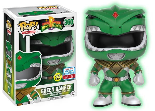 Image for Mighty Morphin Power Rangers: Green Ranger (Glow in the Dark) (Limited Edition) (NYCC 2017 Exclusive) - Funko
