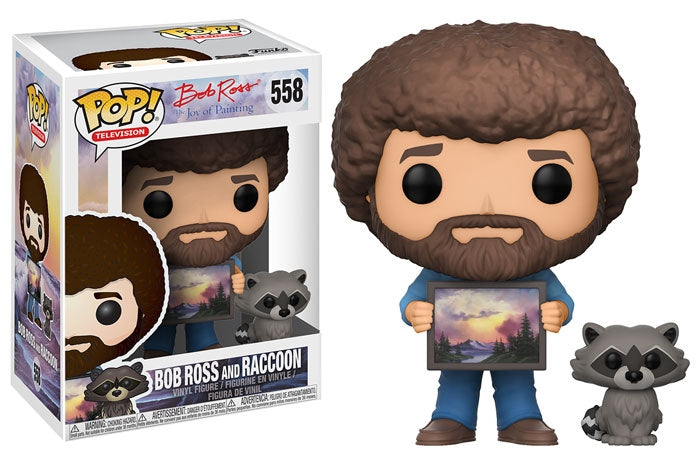 Image for The Joy of Painting: Bob Ross and Raccoon - Funko
