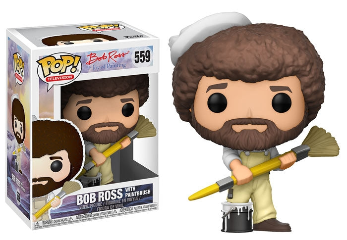 Image for The Joy of Painting: Bob Ross with Paintbrush - Funko