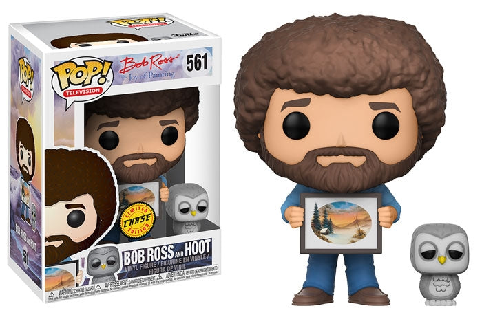 Image for The Joy of Painting: Bob Ross and Hoot (Limited Edition Chase) - Funko