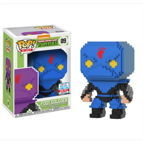 Image for Teenage Mutant Ninja Turtles: Foot Soldier (Blue) (8-Bit) (Limited Edition) (NYCC 2017 Exclusive) - Funko