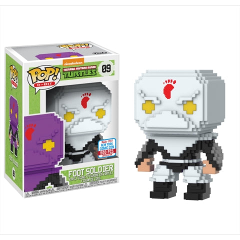 Image for Teenage Mutant Ninja Turtles: Foot Soldier (White) (8-Bit) (Limited Edition) (NYCC 2017 Exclusive) - Funko